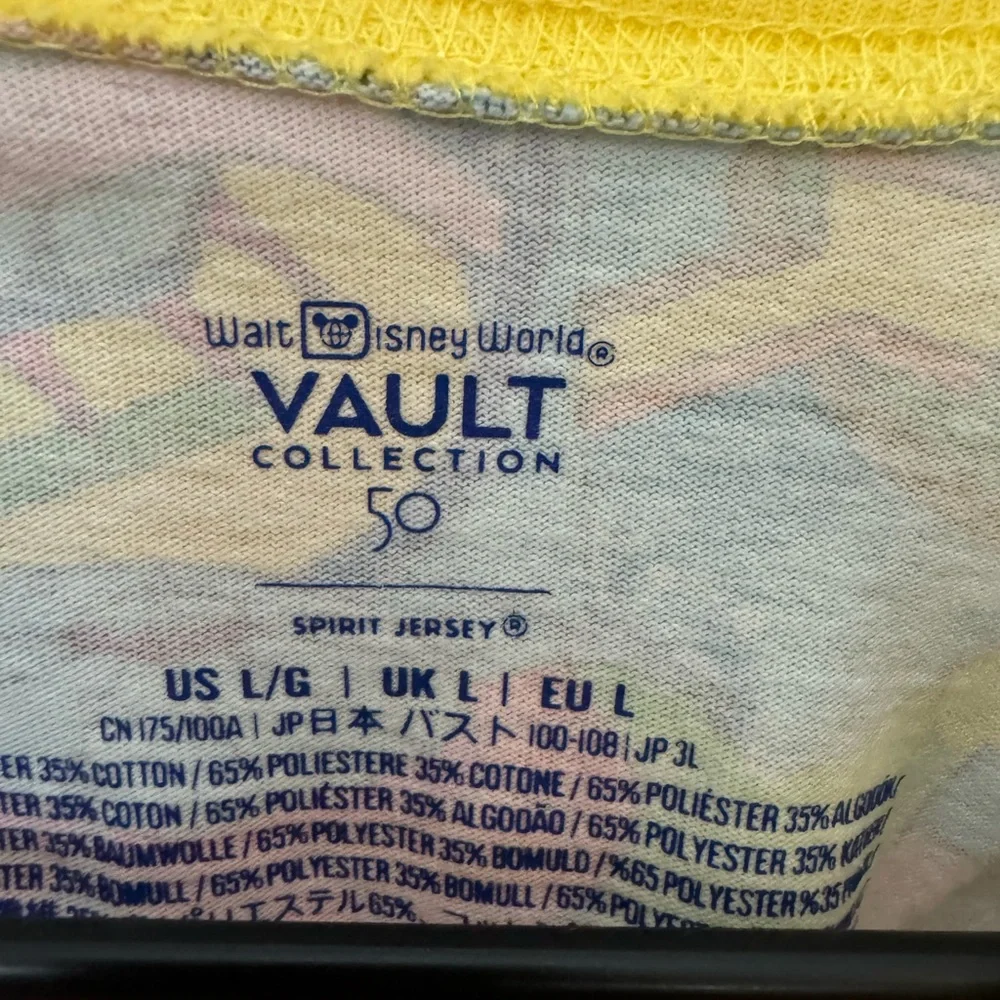 Disney Parks Walt Disney World Retro Map Spirit Jersey – Adult Large #E - Picture 3 of 5